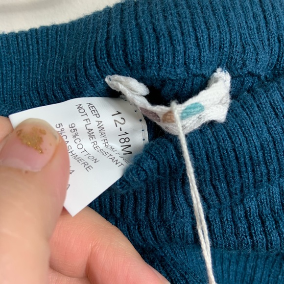 NWT! Coco Blanc Ribbed Leggings - Picture 3 of 4